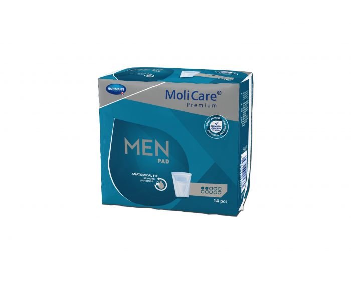 ΕΠΙΘΕΜΑ ΕΛΑΦΡΑΣ ΑΚΡΑΤΕΙΑΣ ΓΙΑ ΑΝΔΡΕΣ MOLICARE PREMIUM MEN PAD ACTIVE 14τμχ