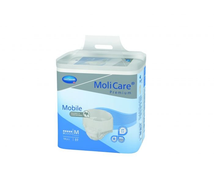 ΕΣΩΡΟΥΧΑ ΑΚΡΑΤΕΙΑΣ ΗΜΕΡΑΣ MOLICARE PREMIUM MOBILE (M) MEDIUM 14τμχ