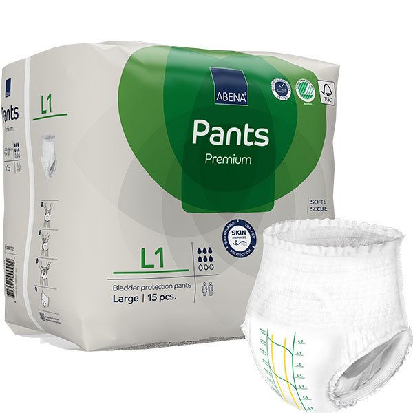 ΕΣΩΡΟΥΧΑ(ΒΡΑΚΑΚΙΑ) ΗΜΕΡΑΣ ABENA PANTS L1 15τμχ